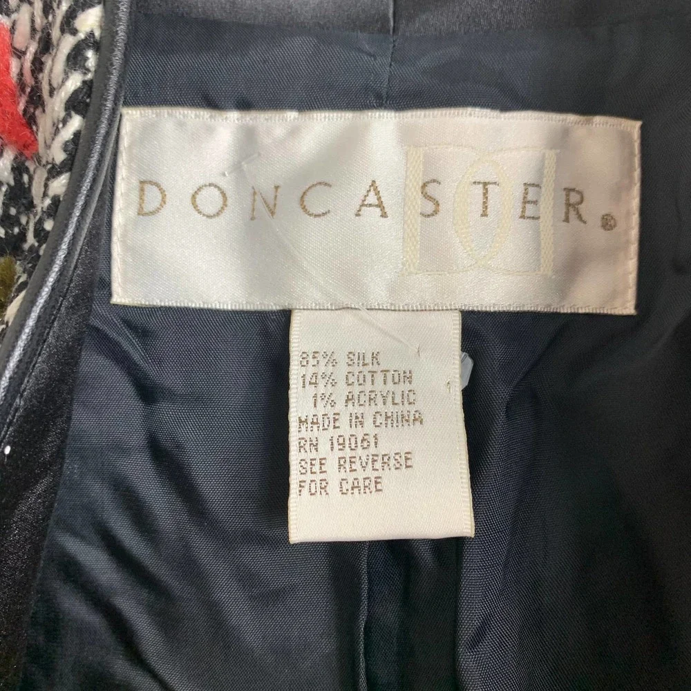 Doncaster Silk Tweed Blazer Size 2 - Picture 9 of 10